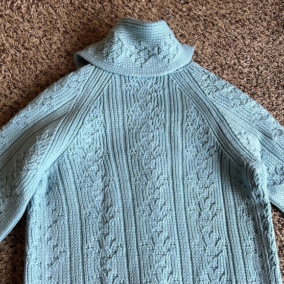 Vintage Charles & Co Wool Chunky sweater cardigan cable knit jacket Sweater Sz M - Picture 8 of 15